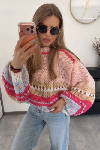 Sweter pink Multicolor 